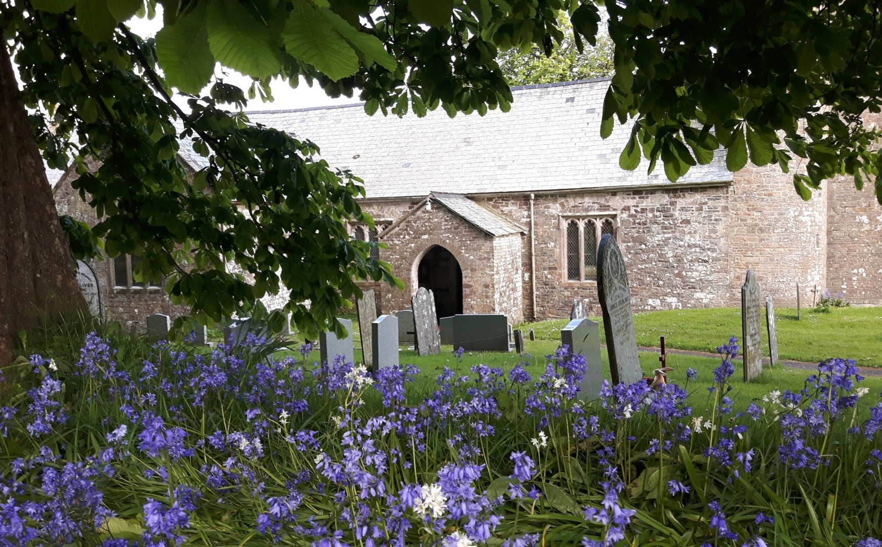 The local church near Larkworthy Farm